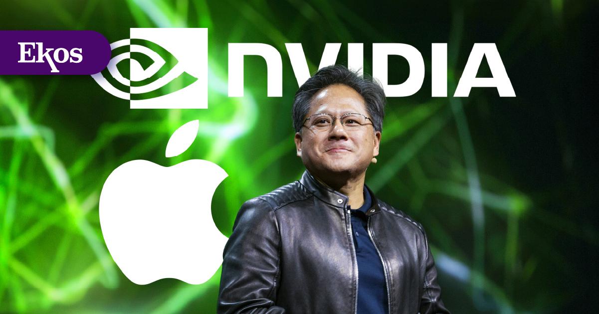 Nvidia supera a Apple y ahora es la segunda empresa más valiosa del ...