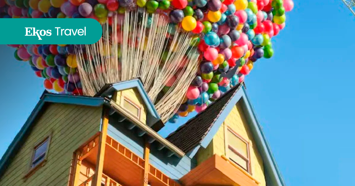 Aventura de altura en la casa de Up de Disney y Pixar, ahora en Airbnb ...